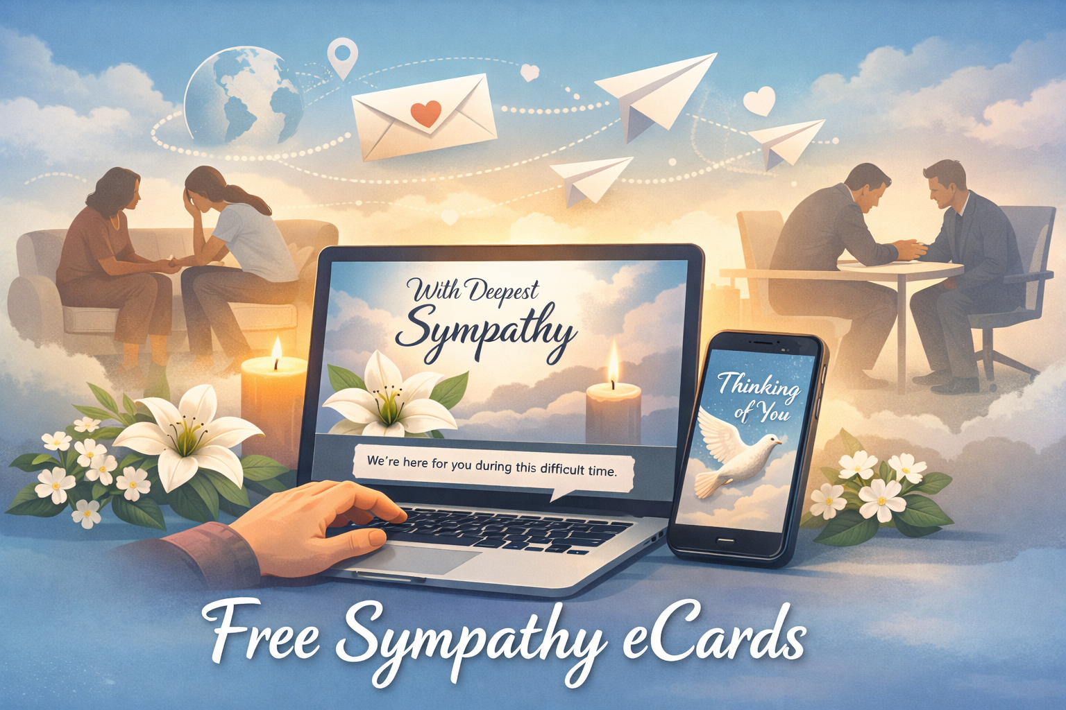 Finding Comfort in the Digital Age: How Free Sympathy eCards Help Express Condolences with Care