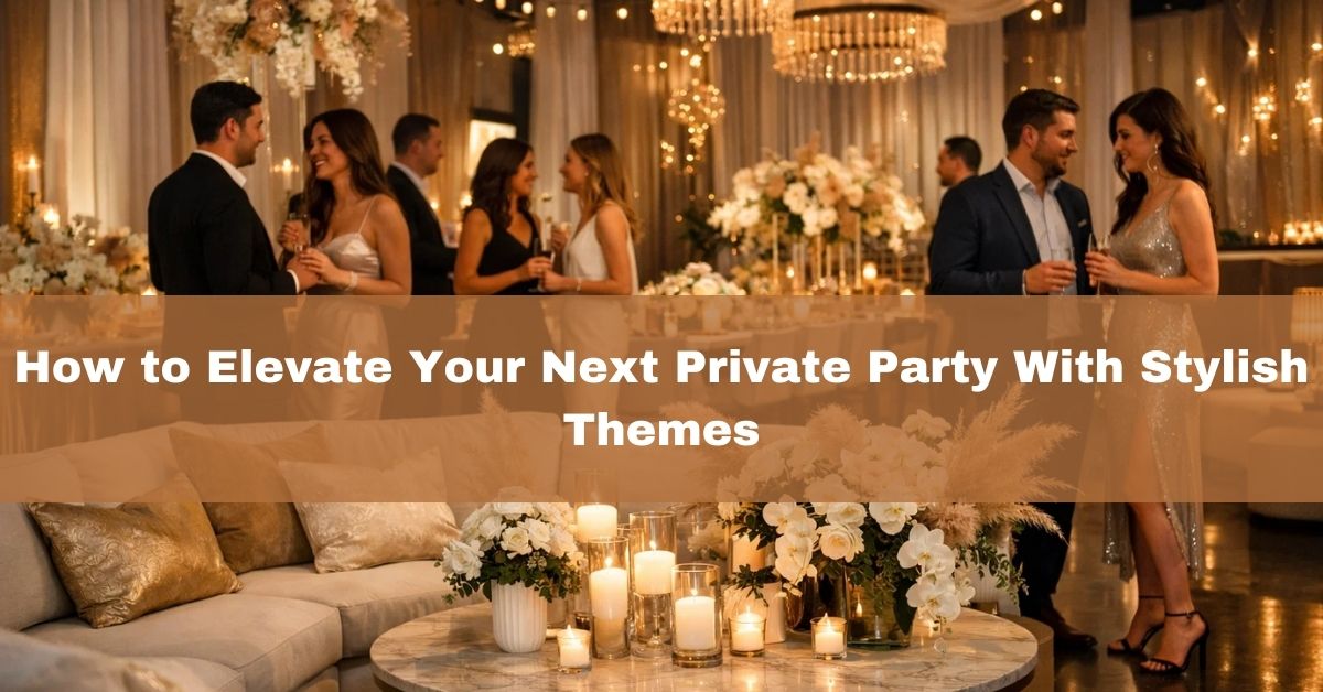 How to Elevate Your Next Private Party With Stylish Themes